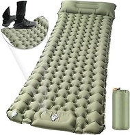 Air Mat, Camping Mat, 30s Inflatable, 3.9 inches (10 cm) Thick, Foot Type, Infinite Connection, Pill