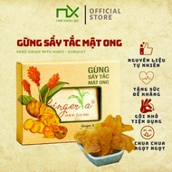 Nam Green Dried Ginger Snacks, Dried Ginger with Honey, Young Ginger, No Fiber, Less Spicy, Natural 