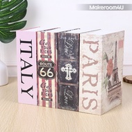 Simulation book-shaped password box Safety box Hidden storage with lock Private money storage box