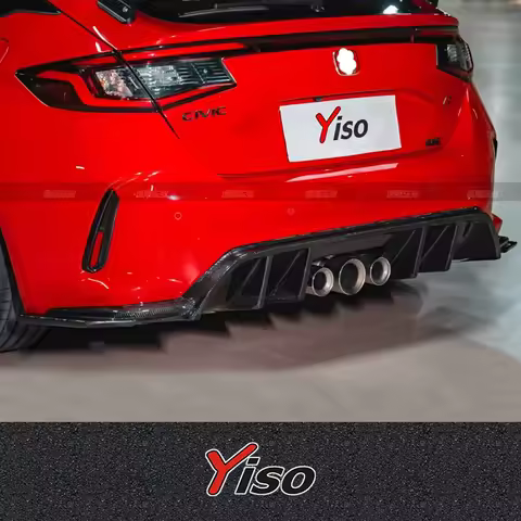Suitable for TypeR FL5 Carbon Fiber APR Rear Lip Rear Spoiler Modified Encirclement Spoiler TypeR FL