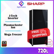 [FREE DELIVERY] SHARP Fridge Inverter 2 Door Refrigerator | Peti Sejuk | 610L 670L 720 | Mega Freeze