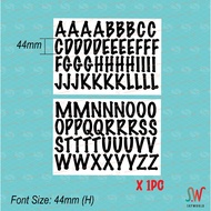 ABC Sticker Letters for balloon (44mm)