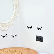 Doll Eyes Wall Art Hangings and Custom Sticker Printing for Girl Bedroom Decor