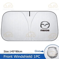 ม่านบังแดดหน้าต่างรถที่บังแดดหน้ารถยนต์อุปกรณ์เสริมรถยนต์สำหรับ Mazda CX-30 CX-8 Mazda3 CX-3 CX-9 Ma