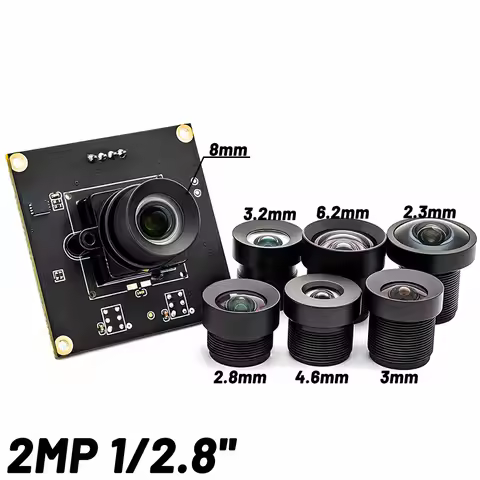 IMX662 USB Camera Module HD 1080P 60FPS High Speed Motion Camera Board With No Distortion Lens Plug 