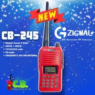 วิทยุสื่อสาร Zignal CB-245 (5W) 160ช่องใช้งาน จดใบอนุญาตใช้วิทยุสื่อสาร จาก กสทช. ได้
