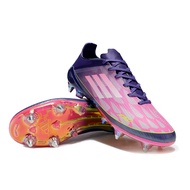 size:38-46 Ready Stock Messi F50  Elite SG laceless Men's Outdoor Knitted Football Shoes, Anti slip 