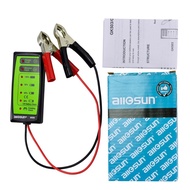 ZZOOI Mini 12V Automotive/ Car Battery Tester Charger/ Alternator/ Cranking Check with 6-LED Display Easy to Use All-sun GK503