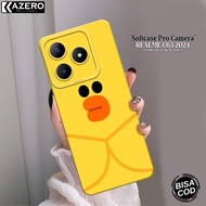 REALME C63 2024 Fashion Case Cartoon Silicone Pro Camera Softcase REALME C63 2024 REALME C63 2024 La