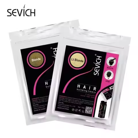 Sevich Hair Fiber Refill 100g Hair Loss Products Keratin Thickening Spray Hair Building Fibers Powde