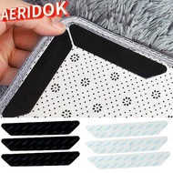 AERIDOK 8 pcs Anti-slip Rug Grips Carpets Non Slip Silicone Sticker Hardwood Floors Reusablefor Remo