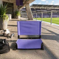 Foldable Folding Bleacher Seat Cushioned Padded Bleacher Chair for Bleachers