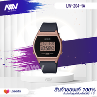 casio นาฬิกาข้อมือผู้หญิง กันน้ำ50m รุ่น LW-204 คาสิโอ้ LW204: LW-204-1A ของใหม่ของแท้100% ประกันศู