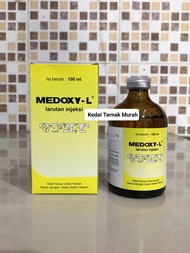 Medoxy L 100ml Obat Antibiotik Injeksi Hewan Ternak Sapi Kambing Domba