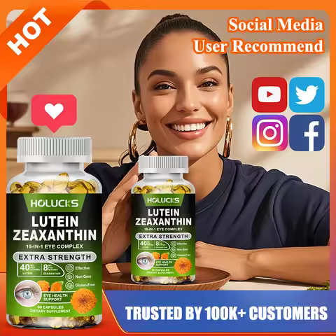 Advanced Lutein & Zeaxanthin Supplement, with Vitamin E, for Macular Health & Sharp Vision, Lens Cla