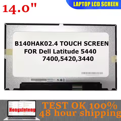 B140HAK02.4 14.0"Laptop LCD Screen Panel Display WITH Touch 1920X1080 40PINS EDP WORK FOR Dell Latit