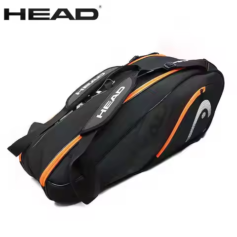 Original HEAD Tennis Bag 6-9 Tennis Rackets Bag Tenis Raquete Badminton Squash Bag Large Capacity Te