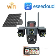 V380 PRO 4G/WIFI Camera 12MP 10Xoptical zoom 6K 18LED กล้องวงจรปิดใส่ซิม/ ไวไฟ โซลาร์เซลล์ ความละเอ