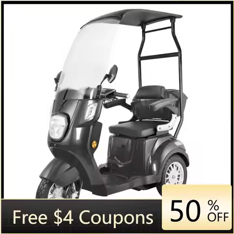 Rs CE 500W 48V 3 Wheel Kick Electric Patina Electric Adult Disabled Tricycle Electric