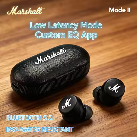 Original Authentic Marshall Mode II TWS True Wireless Earphones Bluetooth 5.2 Waterproof Noise Reduc