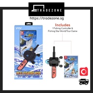 [TradeZone] Fishing Star World Tour Game &amp; Reel Fishing Rod Bundle (US) - Nintendo Switch