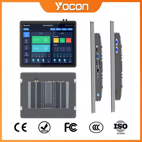 19 Inch Industrial Panel PC Embedded Computer Industrial Touch Screen All In One PC Capacitive Touch