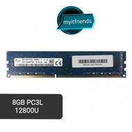 Desktop memory 8GB 2Rx8 PC3L-12800U DDR3 8g 1600 MHz 8GB pc3L 12800 RAM 240-PiN