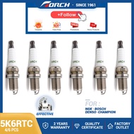 Torch Spark Plugs 5K6RTC Replacement Candles for 2330/BCPR6ES DENSO Q20PR-U NISSAN 22401-12E16 22401