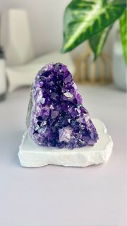 🔥【💜帝王紫水晶簇+上帝指紋｜鎮店級能量王駕到！】✨