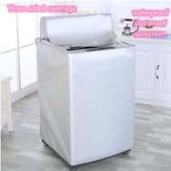 🚚Ready stock🚚 Washing machine cover, 8-10kg top load  front load cover washing machine, dustproof, waterproof, sun-proof, fully automatic and durable washing machine cover