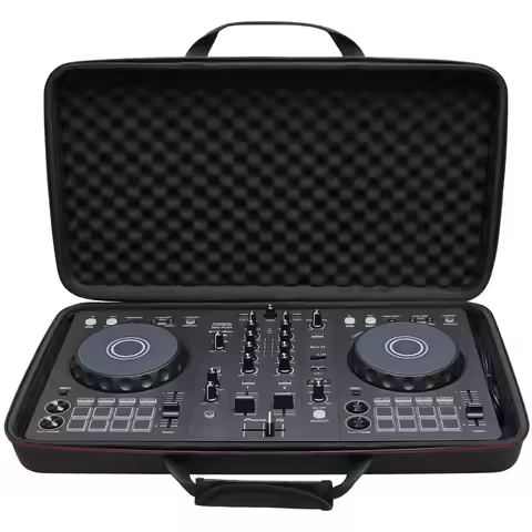 LTGEM Case for Pioneer DJ DDJ-FLX4 2-deck Rekordbox and Serato DJ Controller Music Device Storage Ca