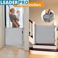 Retractable Baby Safety Gate Child Barrier Extra Wide Mesh Safety Door for Stairs Doorways Hallways