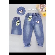 SJ KIDS Wholesale/ / 803 Girls' pencil jeans 8-12 years / price per 5 pieces