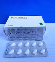 READY STOCK DORMICUM 7.5 MG MILAM 7.5 MG MIDOREST 7.5 MG IMOVANE 7.5 MG VITAMIN 1 PAPAN 10 TABLETS 5