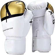 Boxing gloves Boxing Gloves Boxing Gloves Kickboxing Sparring Training Punching Bag Mitts Fight Gloves Men &amp; Women for Boxing Muay Thai MMA for Men and Women (Color : White, Size : 10oz)