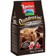 Date 01/26 Loacker Bitter Chocolate Quadratini Wafer 125g - Dark Chocolate