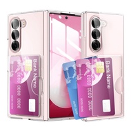 Card Pocket Hard Plastic Fashion Drop Protection Anti-Scratch Case for Samsung Galaxy Z Fold7 5G Fol