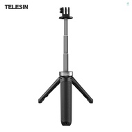 TELESIN GP-MNP-092-X  Mini Action Camera Extendable Selfie Stick Tripod Handheld Photography Bracket Desktop Stand Replacement for  10/9 / Insta360 One R/ Osmo Action Series C