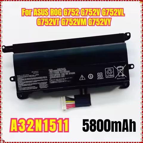 A32N1511 Laptop Battery for ASUS ROG G752 G752V G752VL G752VT G752VM G752VY G752VS GFX72J GFX72VT670