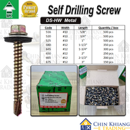 MK Self Drilling Screw Metal Roof Awning Bumbung DS-HW [ 516 520 525 640 645 650 665 675 ]