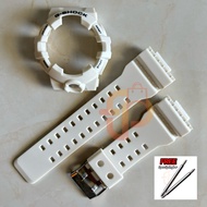Strap and Bezel Matte White Replacement for G Sh0ck GA-700/GA-710 / GA700 GA710