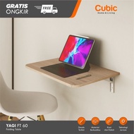 Cubic Meja Lipat Dinding Minimalis / Folding Table Laptop/ GENIO FT 60