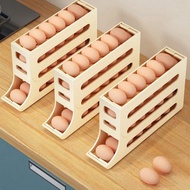 Refrigerator Egg Storage Box Organizer, Automatic Rolling, 30 Egg Tray Brackets, Egg Brackets, Egg S