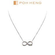 Poh Heng Jewellery Love Journey Infinity Diamond Necklace