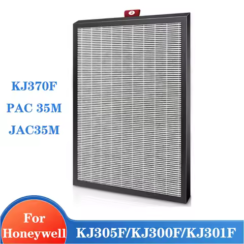 Combine Filter Hepa and Carbon For Honeywell KJ305F-PAC1101WS KJ300F KJ301F KJ370F PAC35M 390*271*34