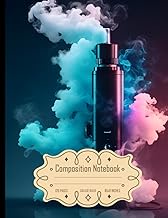 Composition Notebook College Ruled: Vape, Cloud Chasers, Size 8.5x11 Inch, 120 Pages