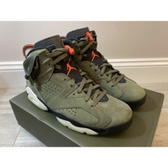 Travis Scott X Nike Air Jordan 6 Retro Olive Cactus Jack AJ6 Basketball Shoes CN1084-200