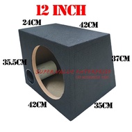 Car Round Subwoofer Box Woofer Box 10/12 Inch Car Speaker Woofer Box Speakerbox Subwoofer Round Slot
