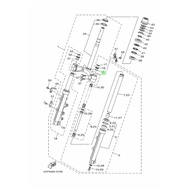Oring Bolt Cover Axle Shock Nmax 3Y6-23114-00 Yamaha Genuine Parts original original