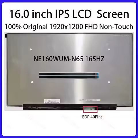 16" LCD Screen NE160WUM-N65 V18.0 V18.1 For HP OMEN 16 Gaming Laptop 16-am Display Matrix Panel Repl